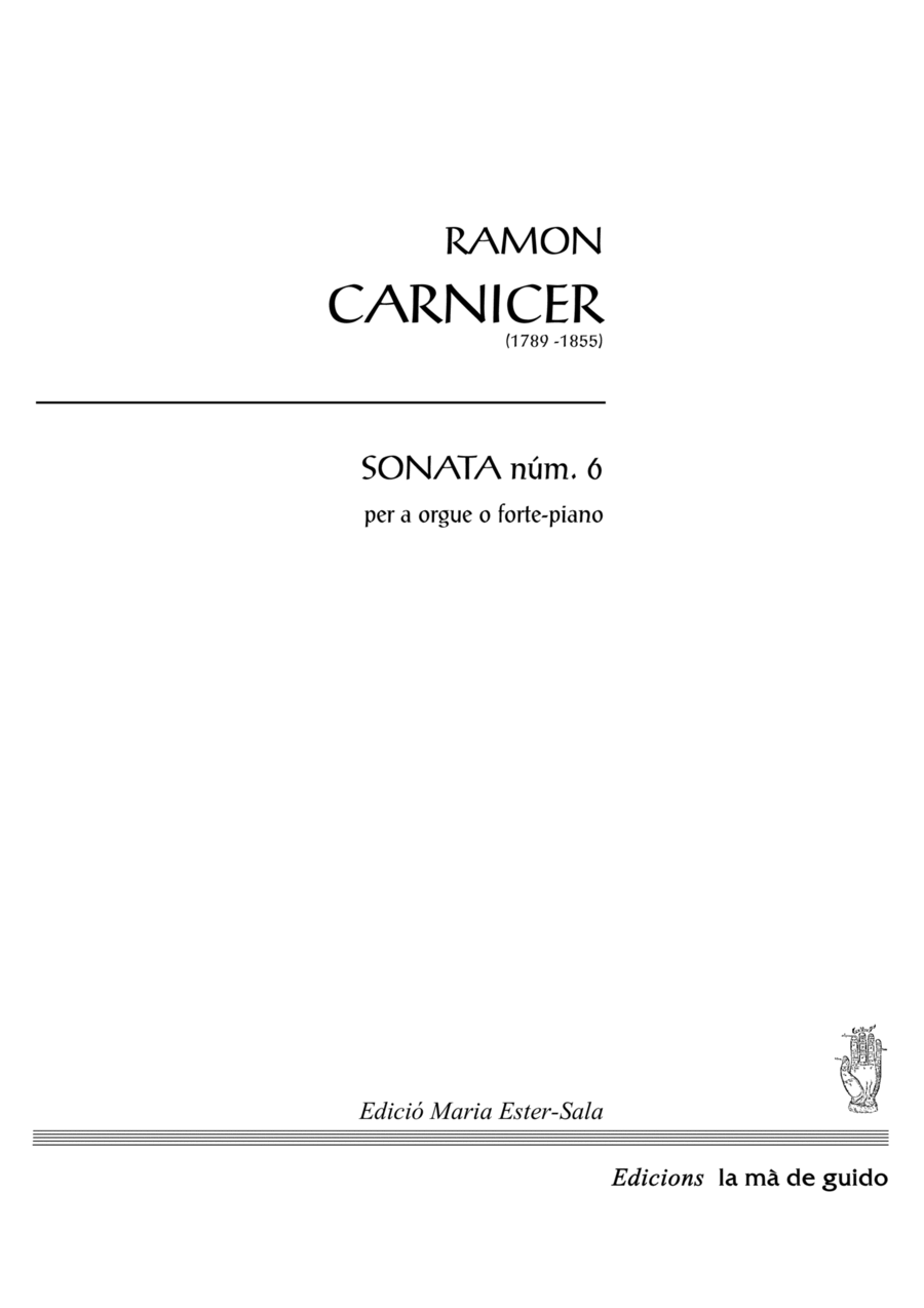 Sonata No. 6 Piano Solo scores gallery preview page 1