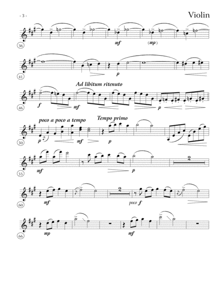 "Gade" (Greig) violin part