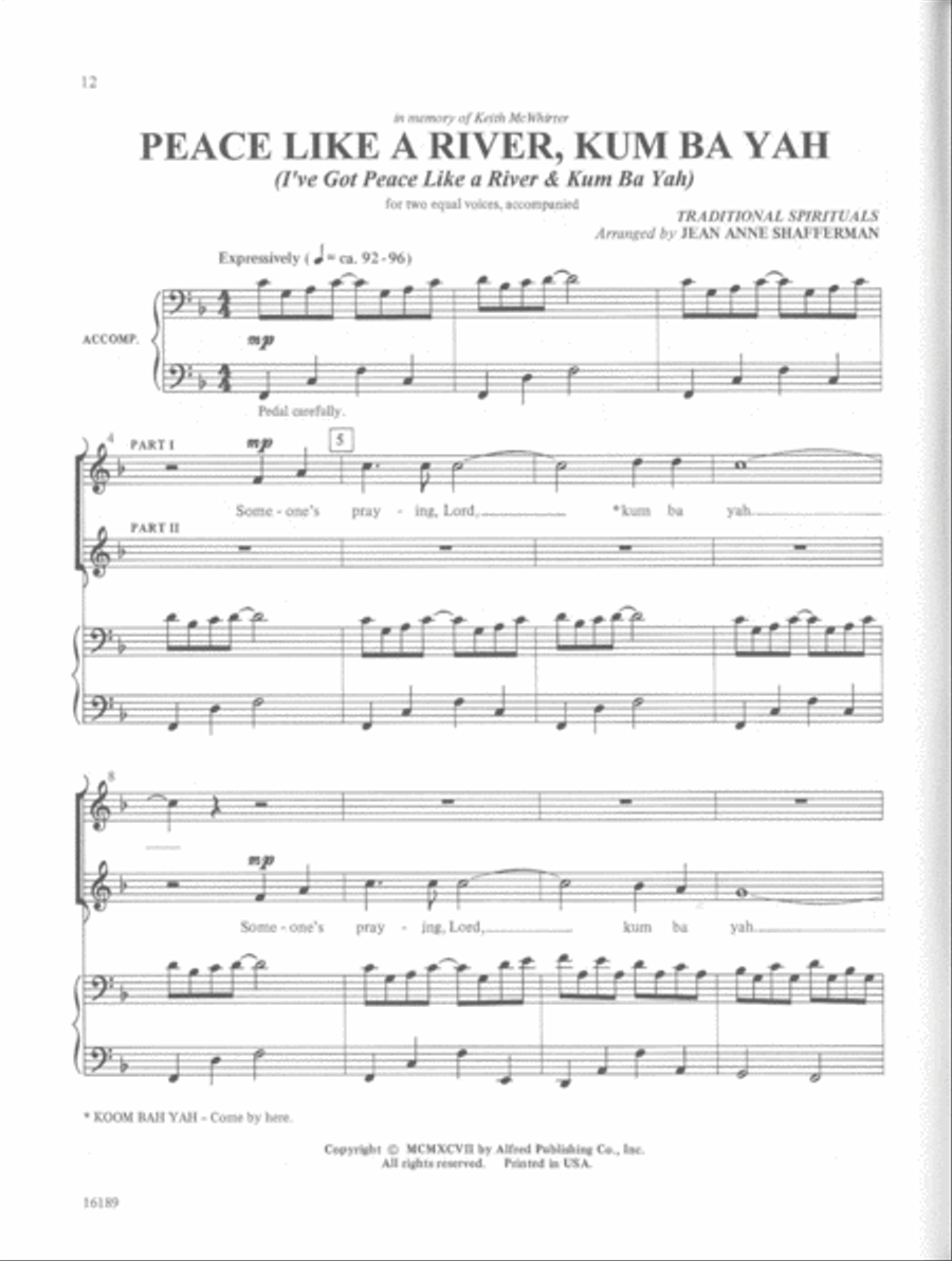Spirituals for Two - Book Only Choir scores gallery preview page 3