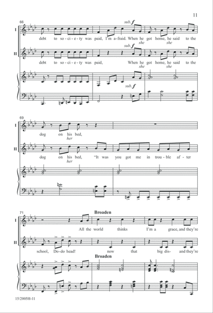 But the Dog REALLY DID Eat My Homework! 2-Part scores gallery preview page 12
