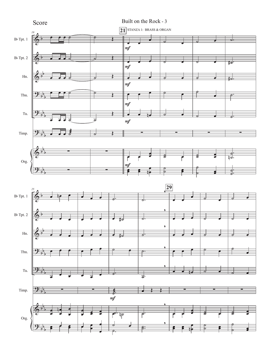 Built on the Rock Horn scores gallery preview page 6
