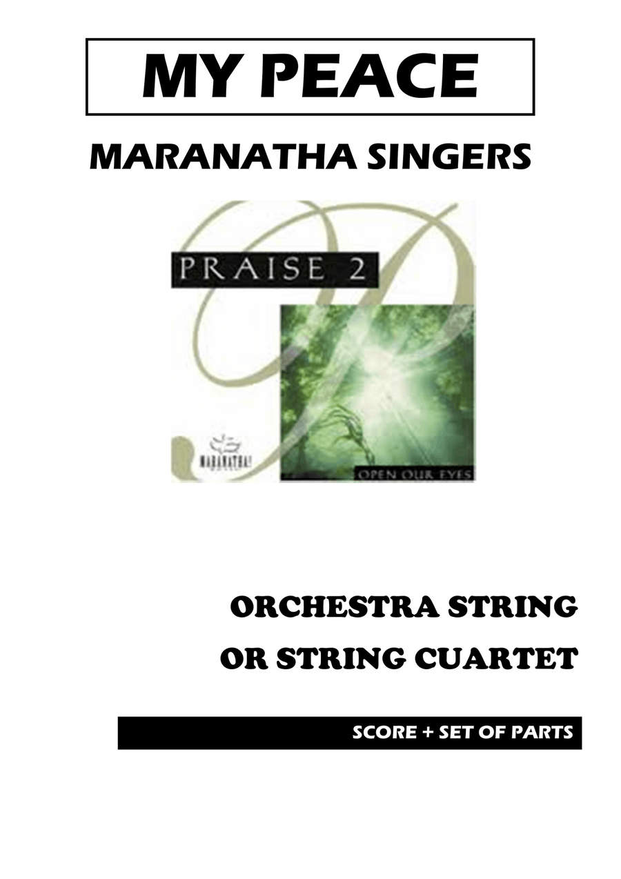 Maranatha Singers MY PEACE - String Quartet/Orchestra String Quartet scores gallery preview page 1