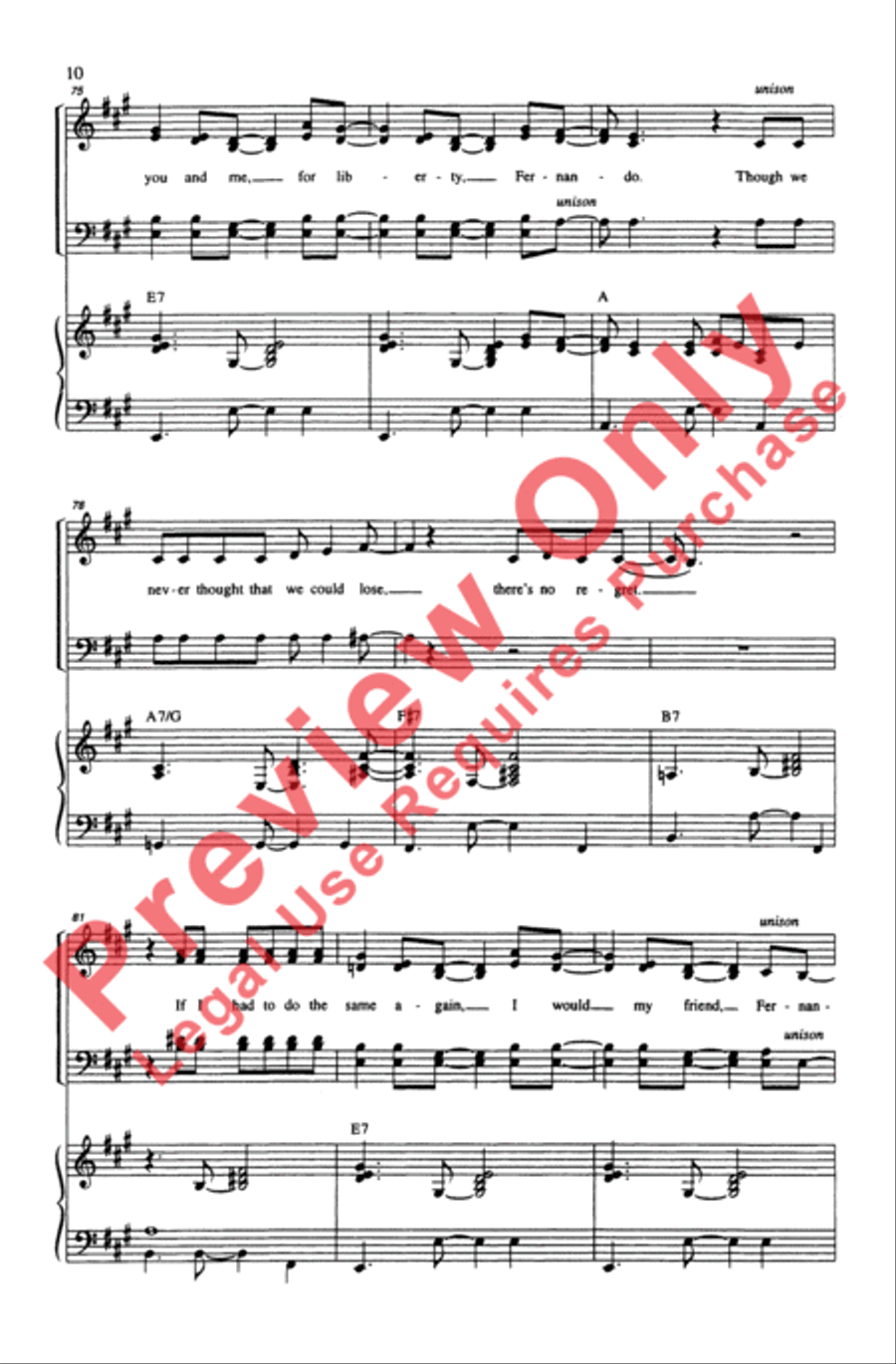 ABBA Forever! 4-Part scores gallery preview page 10