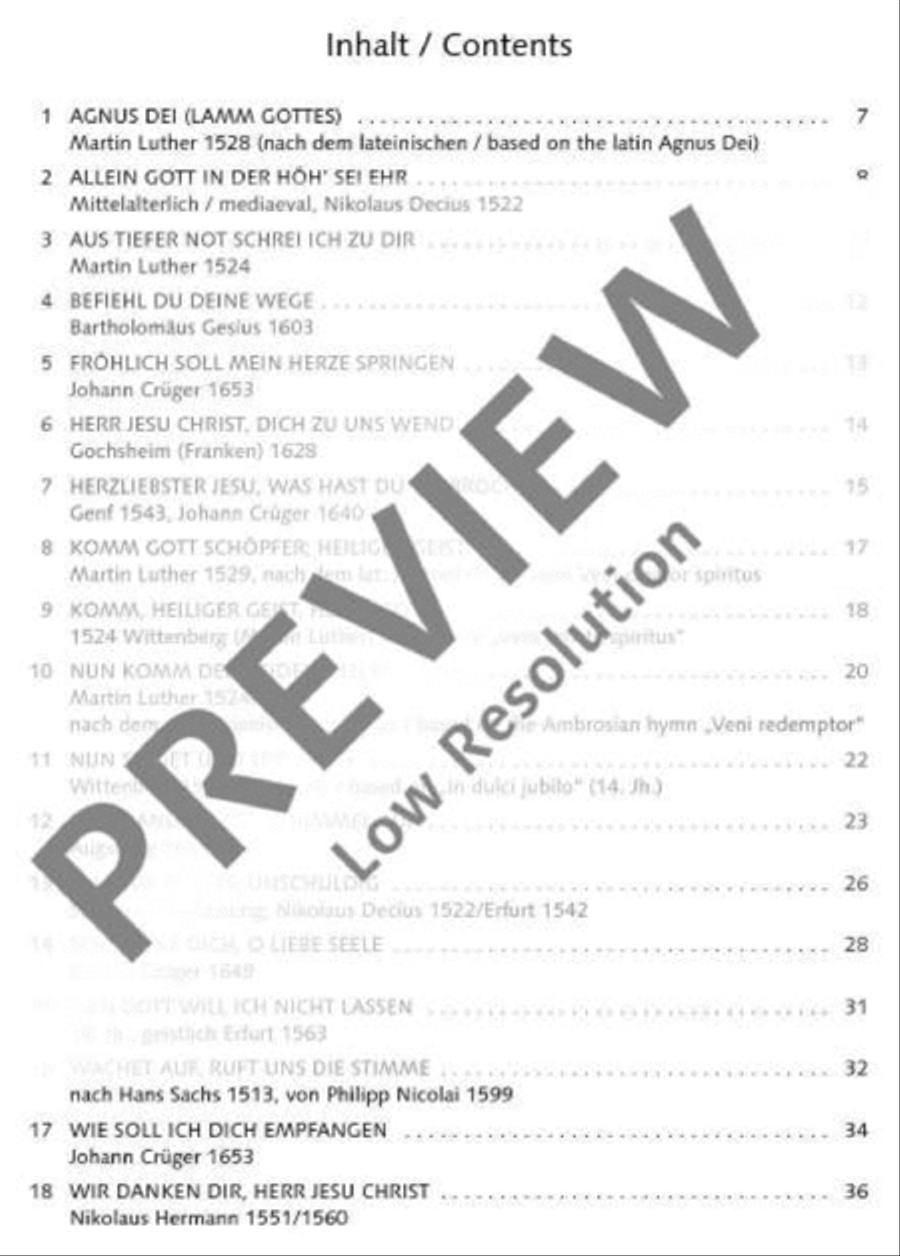 Ansbacher Chorbuch 4-Part scores gallery preview page 4