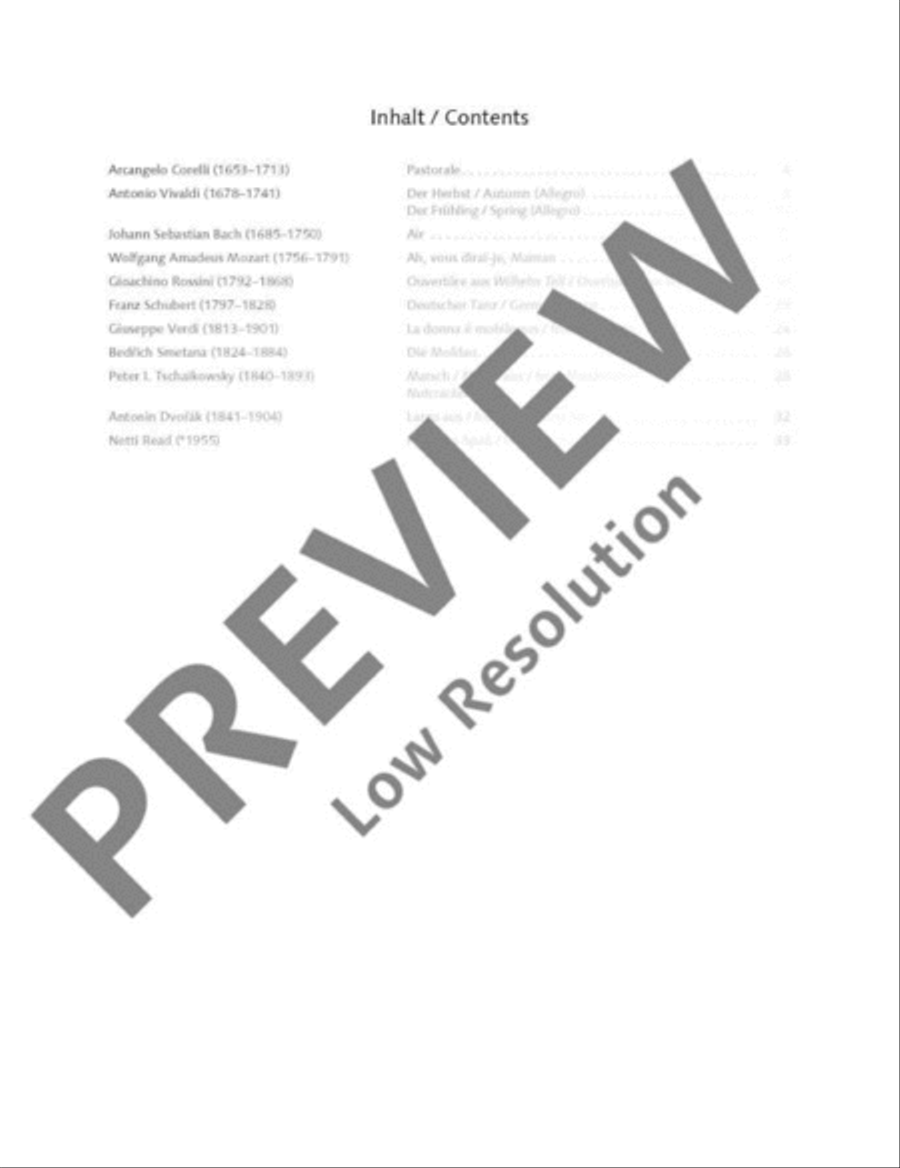 Classical Music for Children Violin scores gallery preview page 4