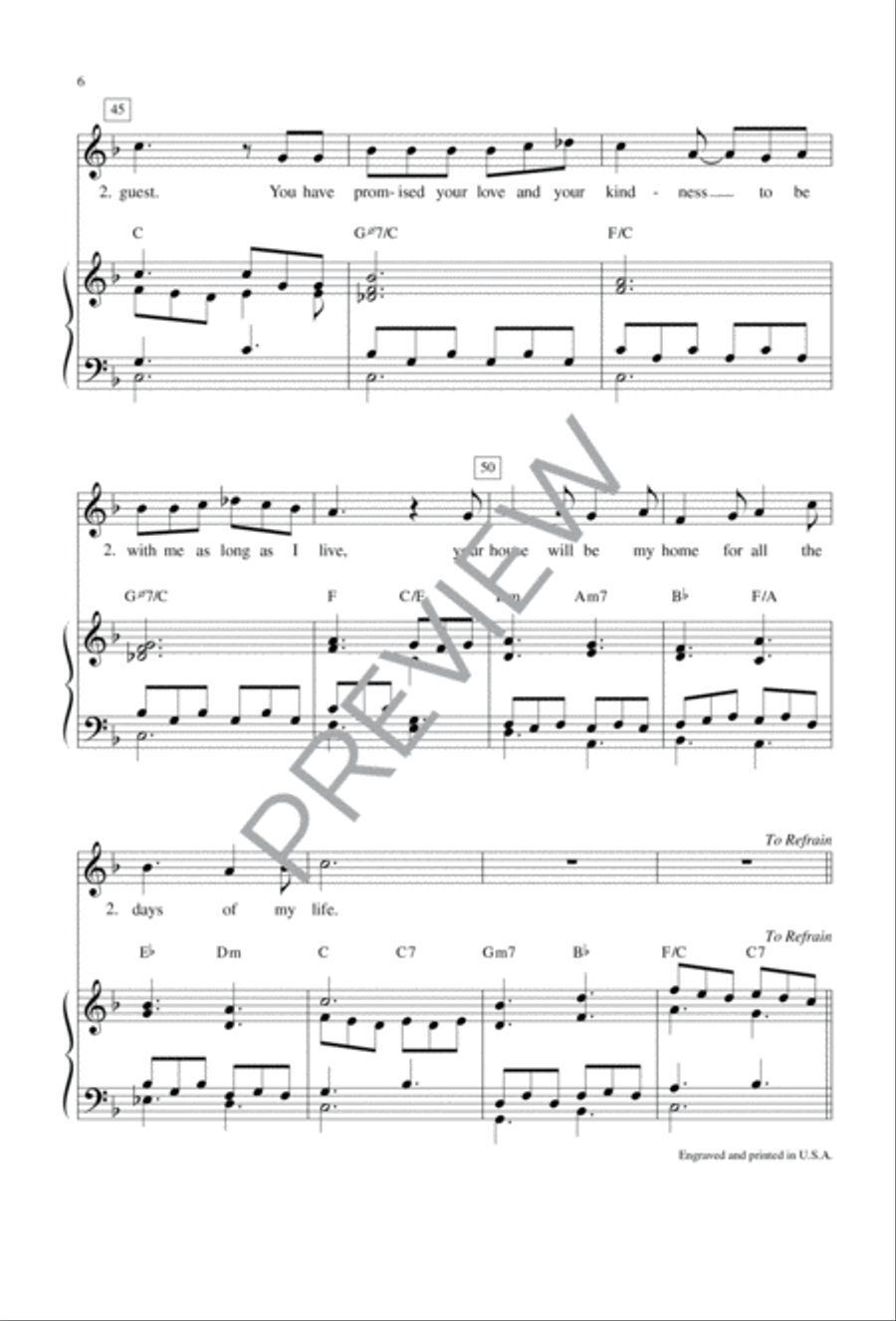 In the Arms of the Shepherd 4-Part scores gallery preview page 7