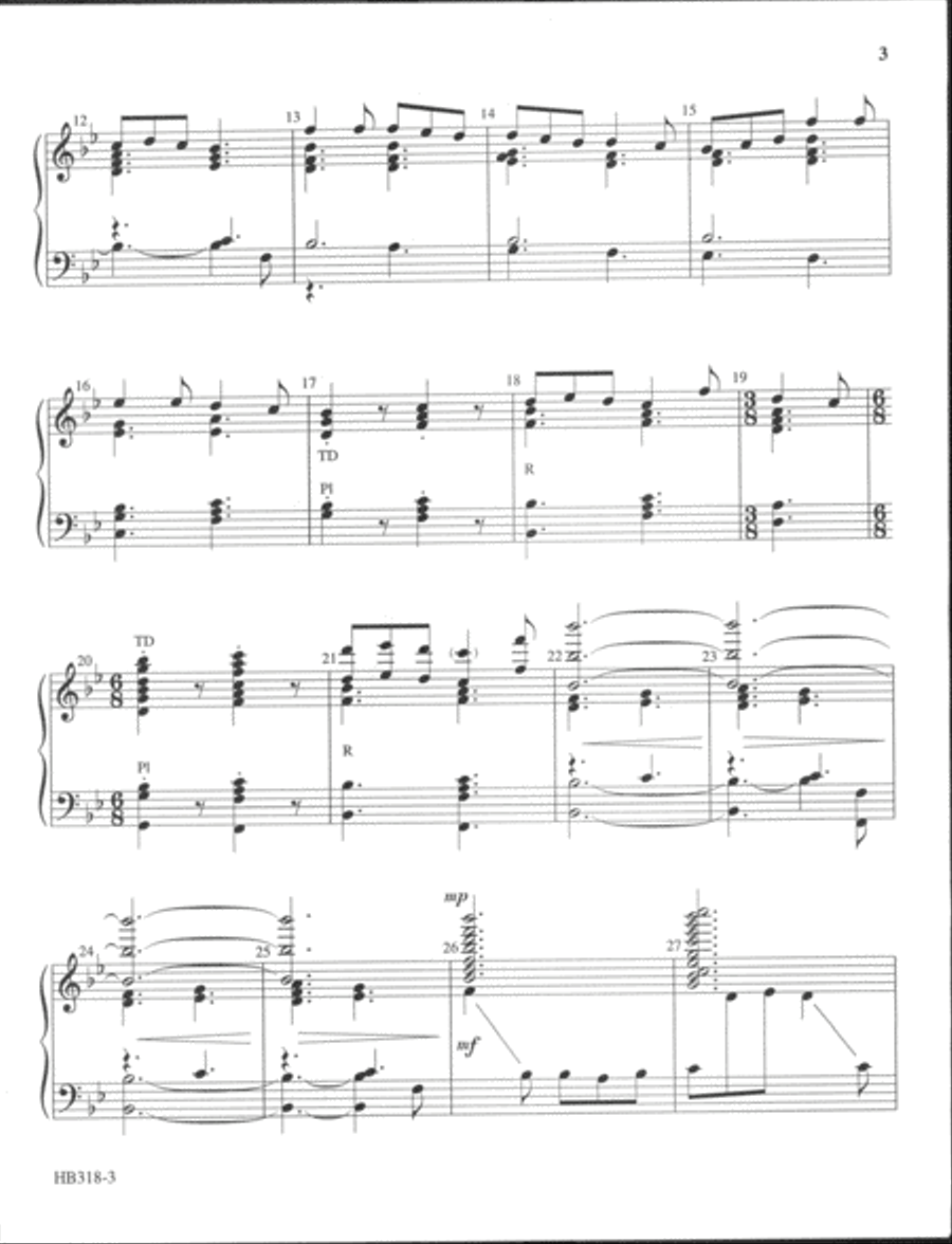 Bring a Torch, Jeannette, Isabella - Larson 5-Octaves scores gallery preview page 3