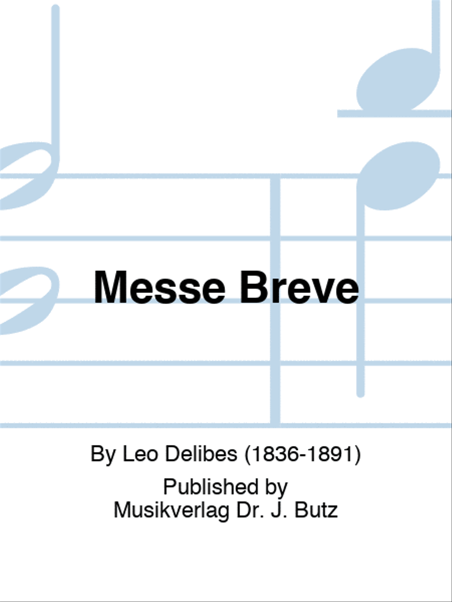 Messe Brève Messe Brève 4-Part scores gallery preview page 1