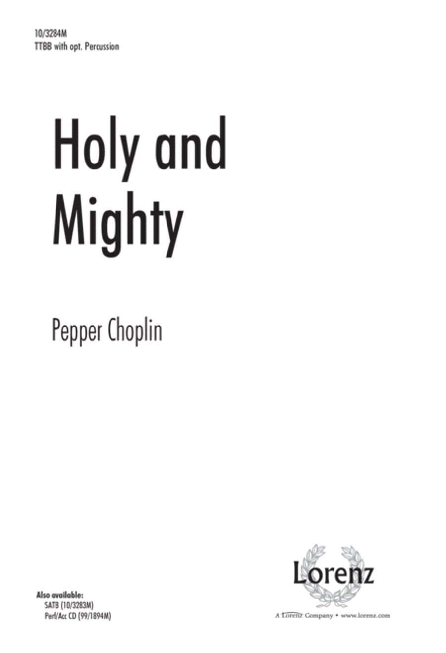 Holy and Mighty Holy and Mighty TTBB scores gallery preview page 1