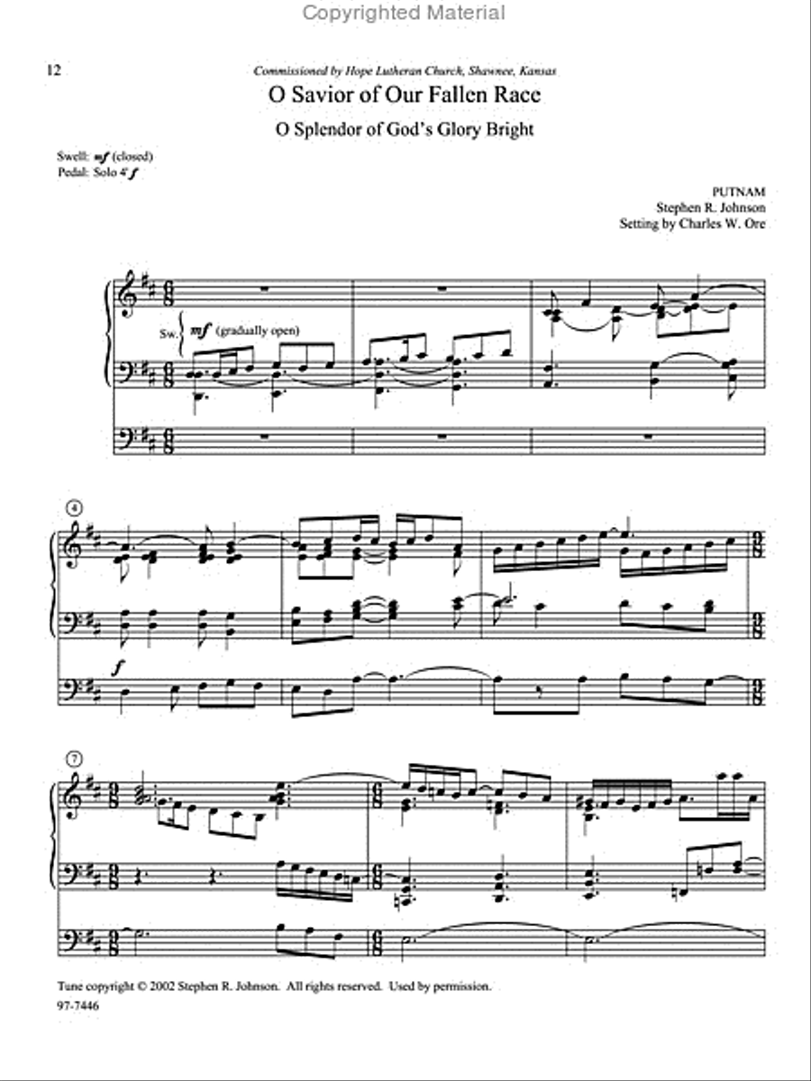 Eleven Compositions for Organ, Set IX Organ scores gallery preview page 4