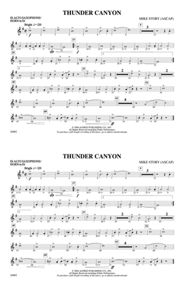 Thunder Canyon: E-flat Alto Saxophone