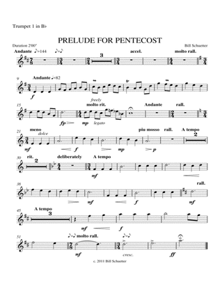 Prelude for Pentecost