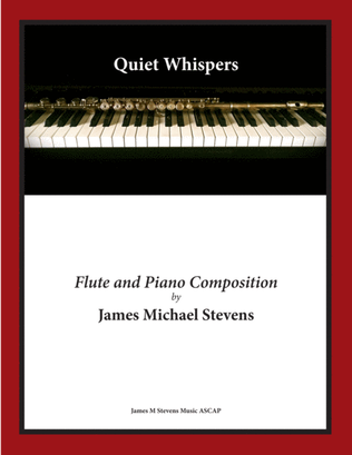 Book cover for Quiet Whispers - Flute & Piano