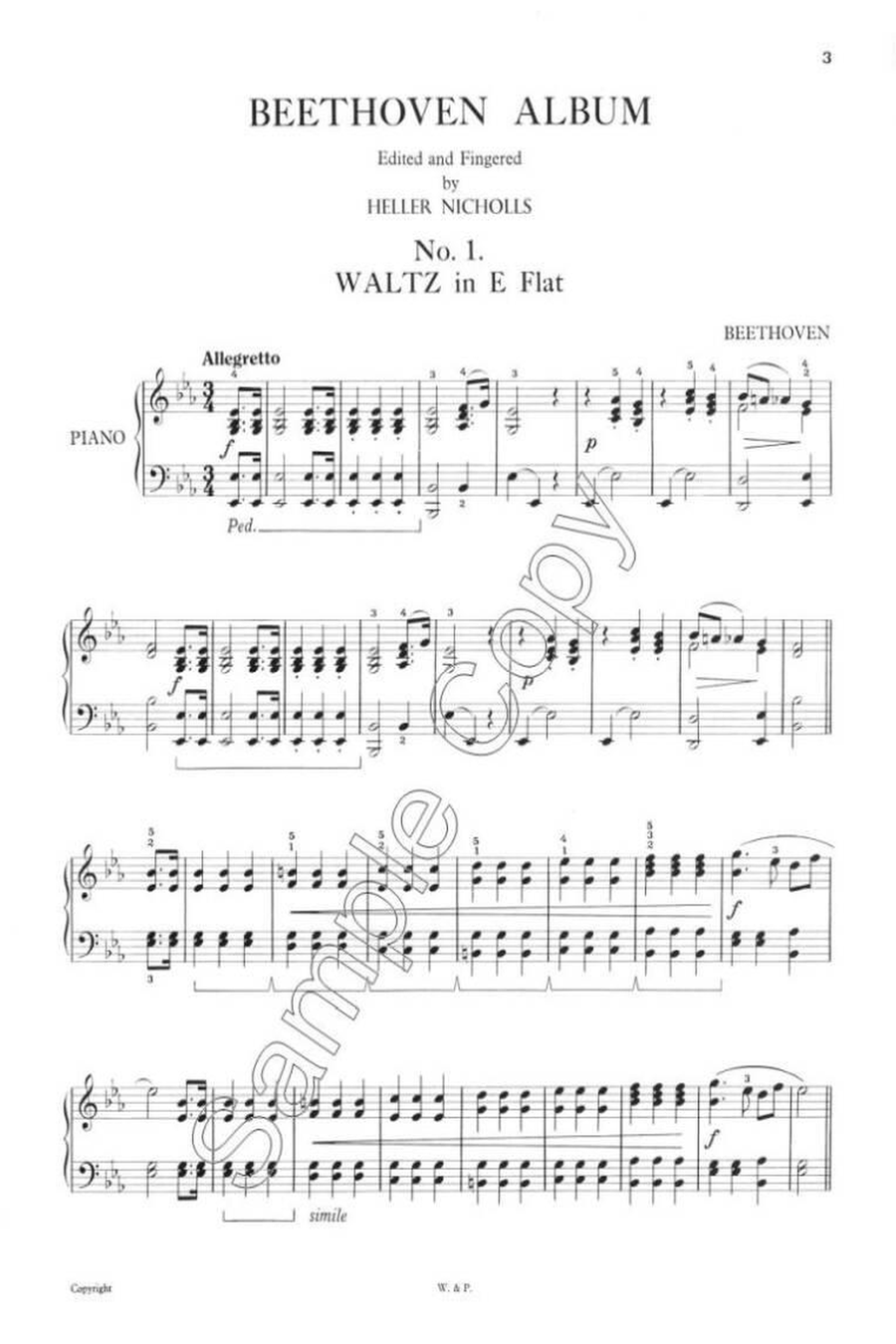 Beethoven - Silhouette Series Piano Solo scores gallery preview page 2