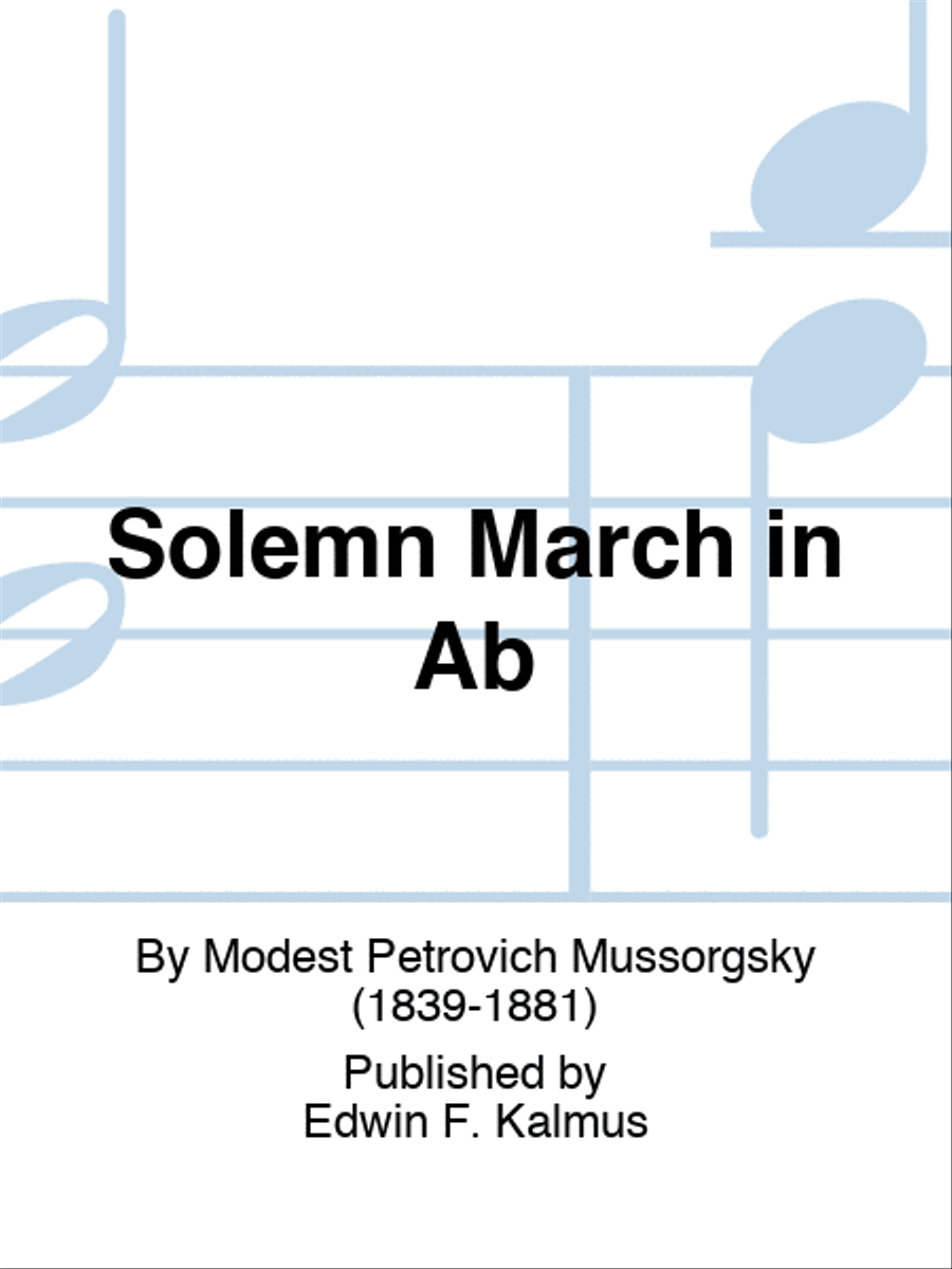 Solemn March in Ab Score scores gallery preview page 1