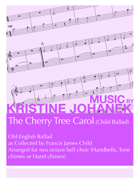 Cherry Tree Carol (Child Ballad) (2 octave handbells, tonechimes or hand chimes) image number null