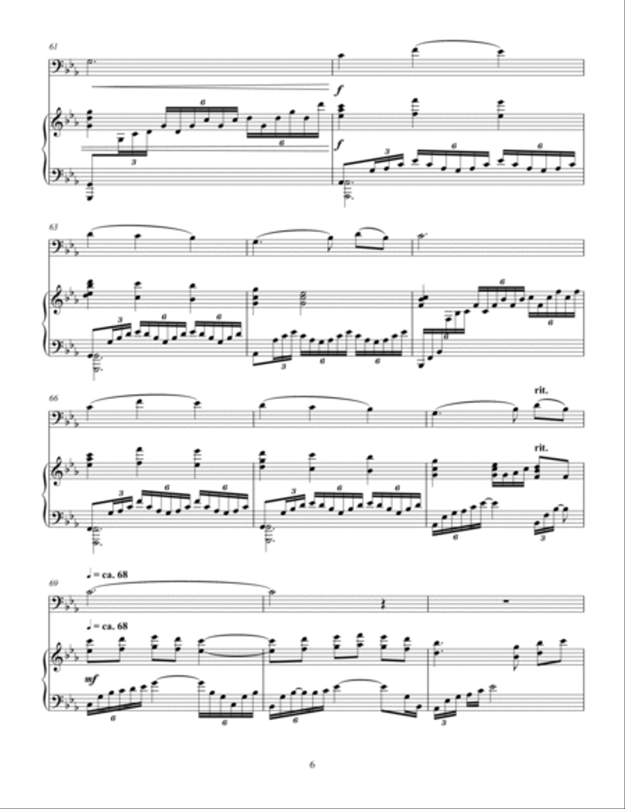 Korean Folk Song - Eommaya, Nunaya (Dear Mom, Dear Sister) Version 1 Bassoon scores gallery preview page 6