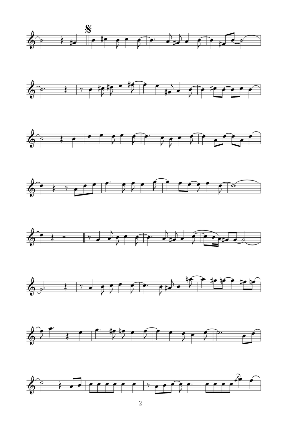Desafinado (Slightly Out Of Tune) Alto Saxophone scores gallery preview page 2