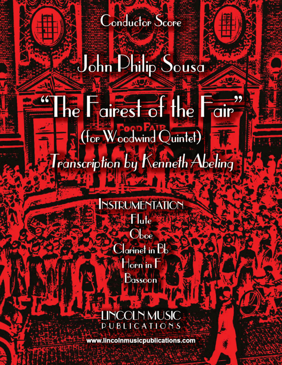 March – The Fairest of the Fair (for Woodwind Quintet) Woodwind Quintet scores gallery preview page 1
