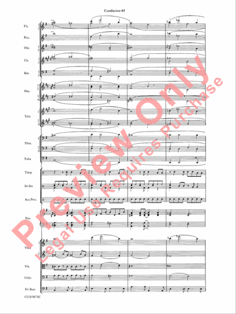 Leroy Anderson Favorites Leroy Anderson Favorites Full Orchestra scores gallery preview page 48