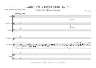 Anthem for a Doomed Youth, Op. 7