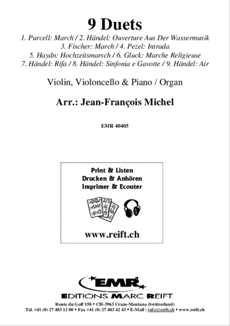 9 Duets 9 Duets Piano Trio scores gallery preview page 2
