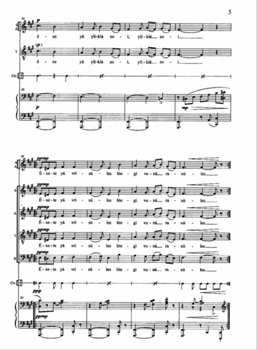 Dance of Zalongo Dance of Zalongo 4-Part scores gallery preview page 4