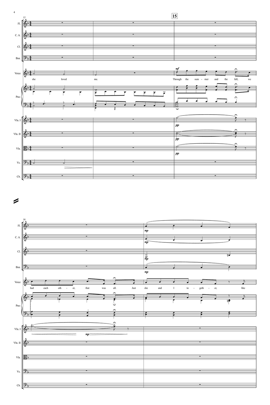 When She Loved Me Full Orchestra scores gallery preview page 4