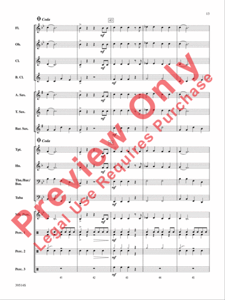 She Loves You She Loves You Concert Band scores gallery preview page 14