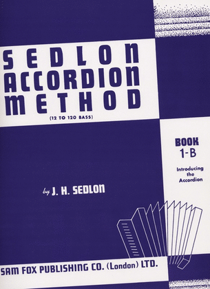 Book cover for Sedlon Accordion Method Book 1B
