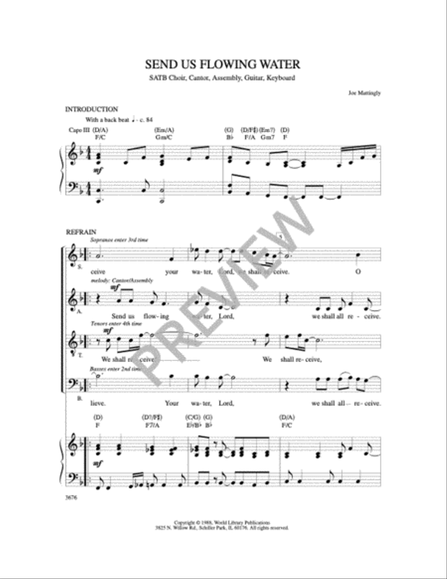 Send Us Flowing Water Choir scores gallery preview page 4