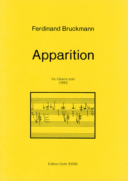 Apparition für Gitarre solo (1991)