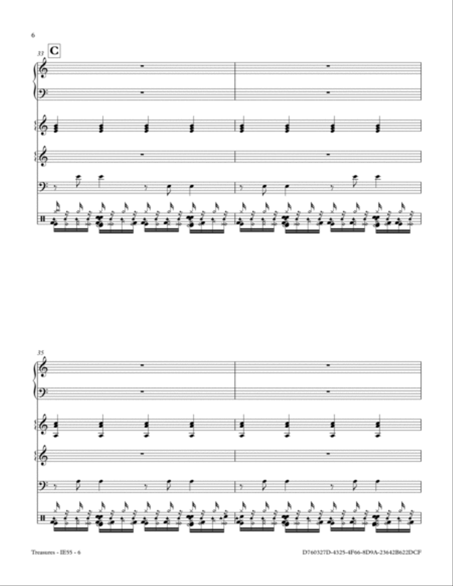 Treasures Small Ensemble scores gallery preview page 6