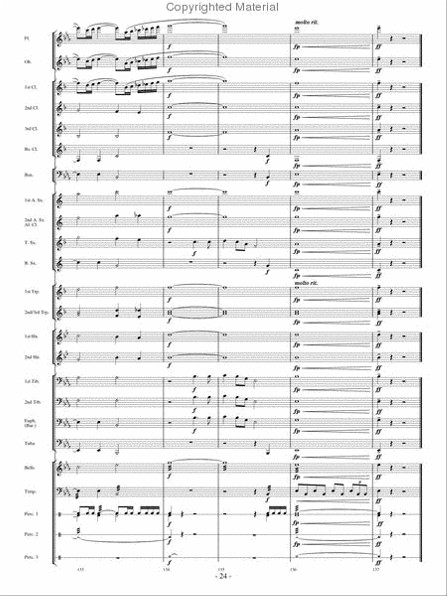 Spirit of the Pioneers Spirit of the Pioneers Concert Band scores gallery preview page 23