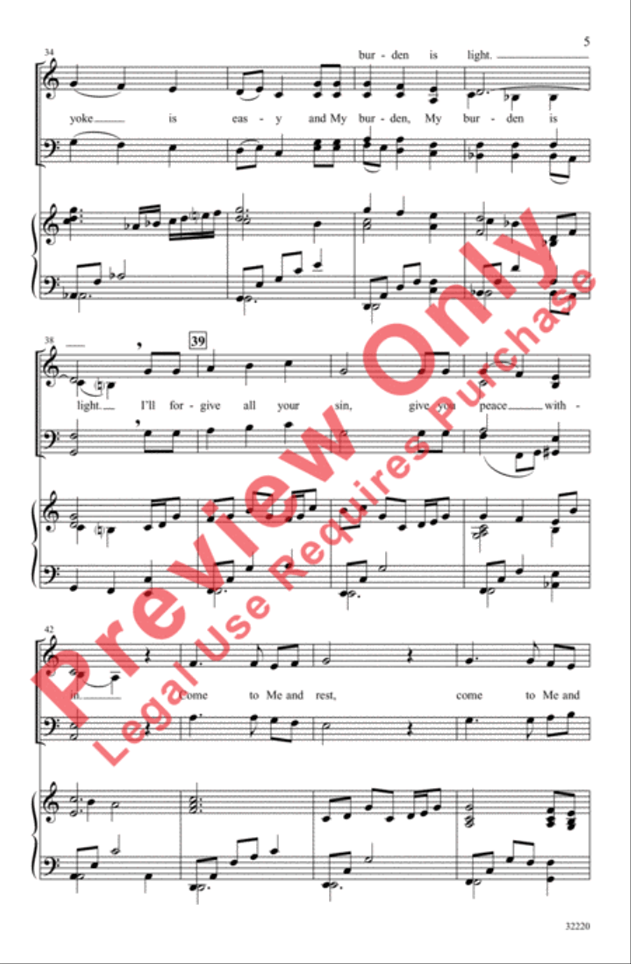 Rest 4-Part scores gallery preview page 5