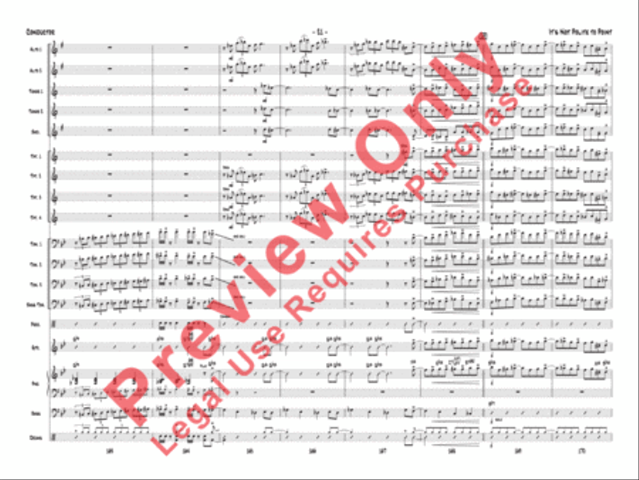 It's Not Polite to Point Jazz Ensemble scores gallery preview page 24