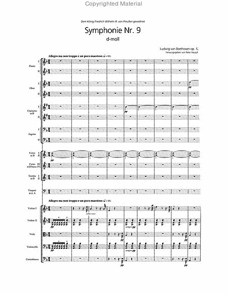 Symphony No. 9 in D minor Op. 125