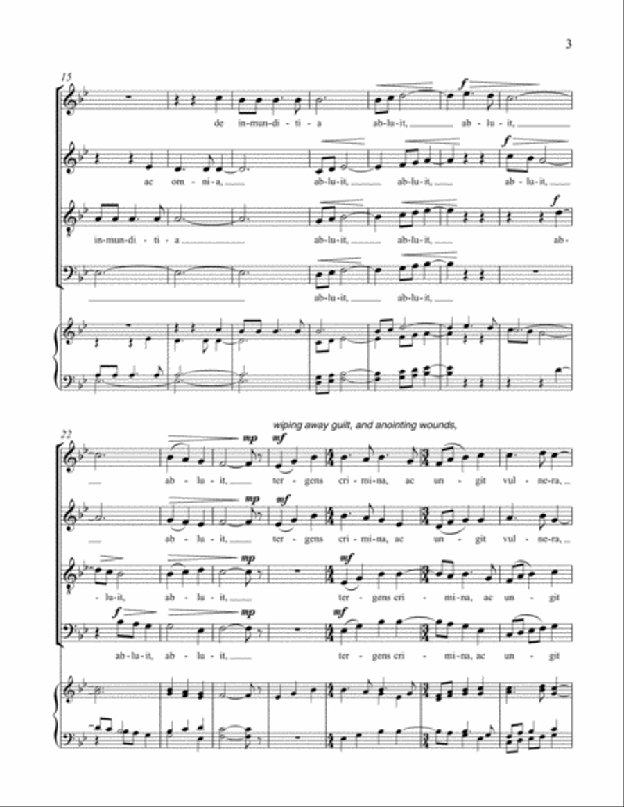 Spiritus Sanctus Vivificans Vita 4-Part scores gallery preview page 3