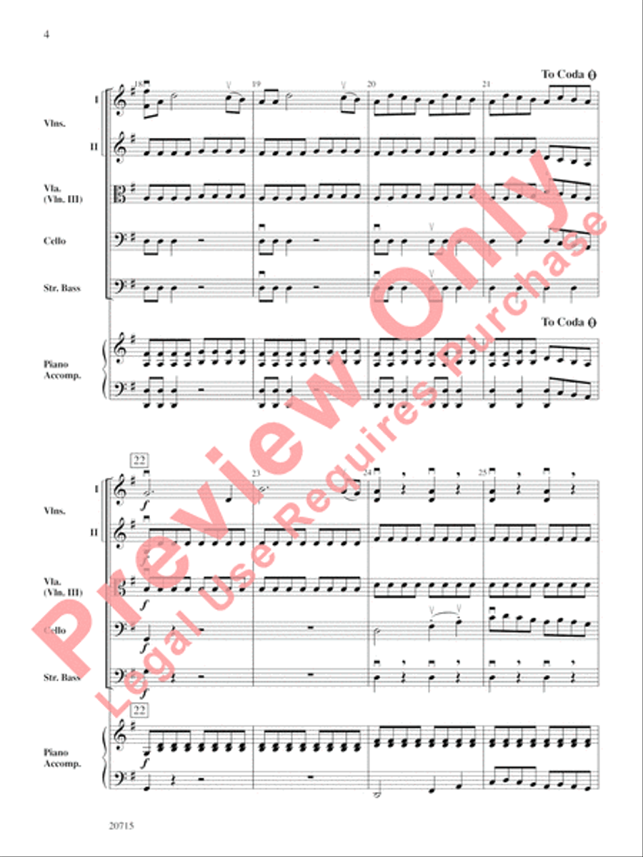 Finale String Orchestra scores gallery preview page 5