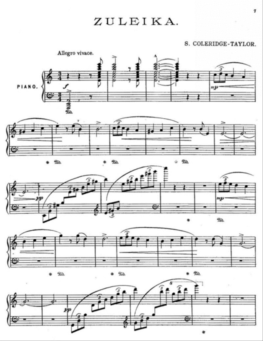 Haidee and Zuleika Piano Solo scores gallery preview page 4