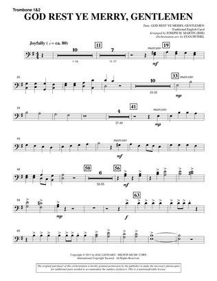God Rest Ye Merry, Gentlemen (from A Symphony Of Carols) - Trombone 1 & 2