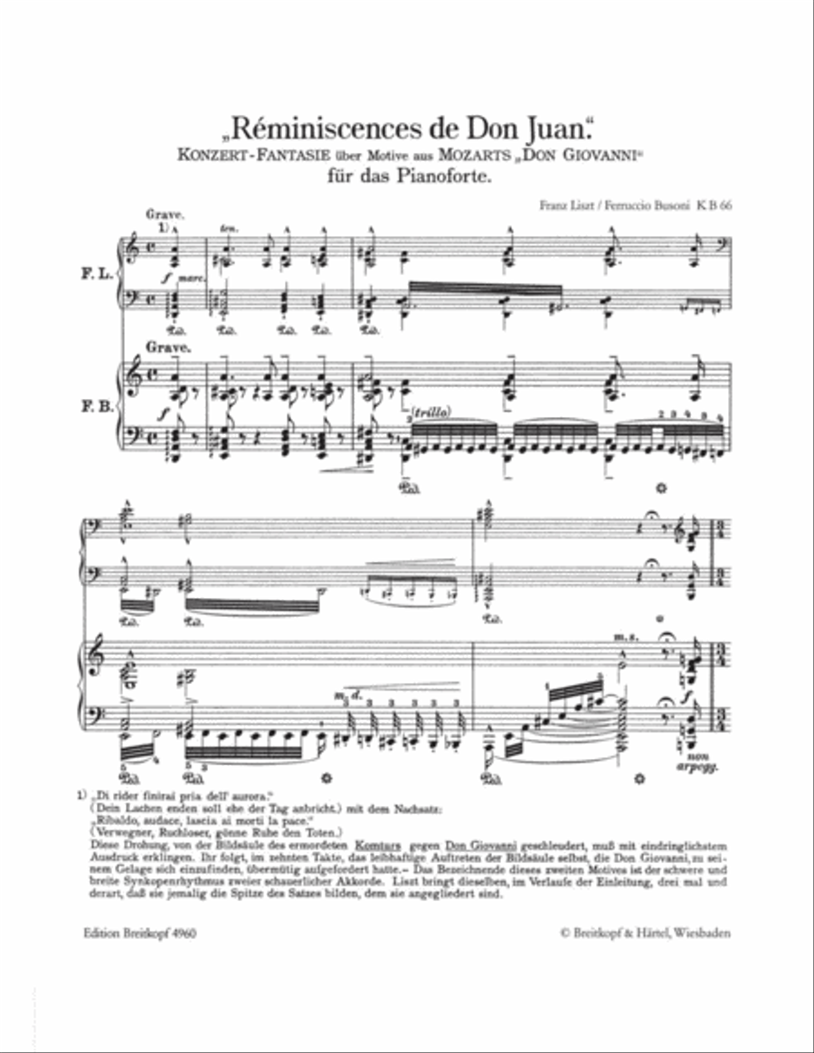 Réminiscences de Don Juan Piano Solo scores gallery preview page 5