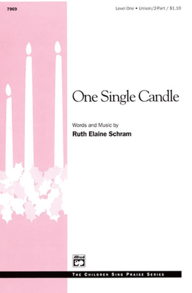 Book cover for One Single Candle