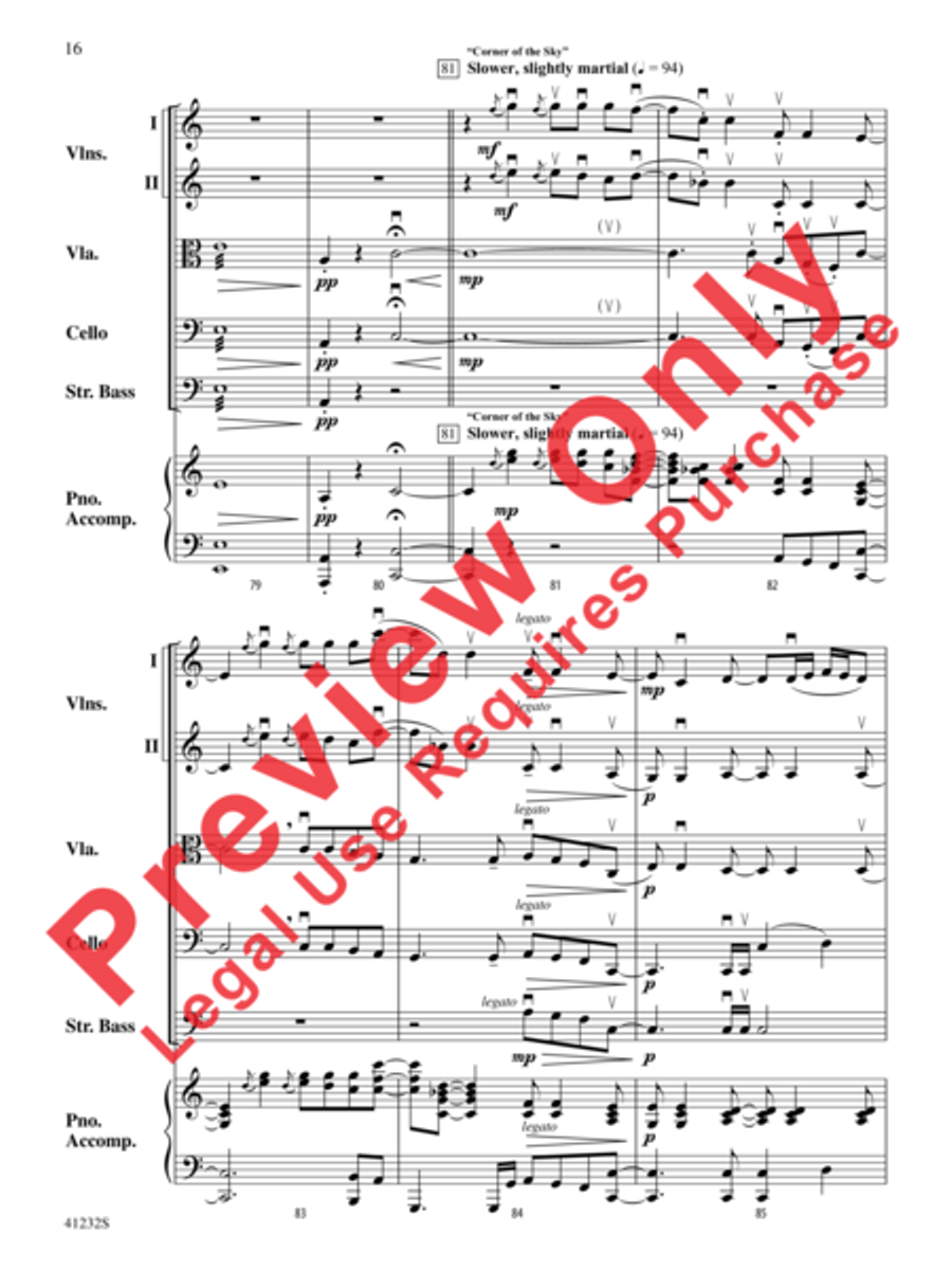 Pippin String Orchestra scores gallery preview page 17