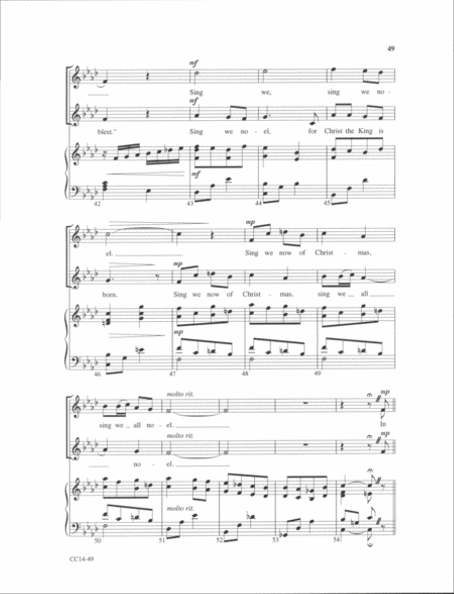Small Choir Collection - Howard Helvey Christmas SSA SSA scores gallery preview page 5