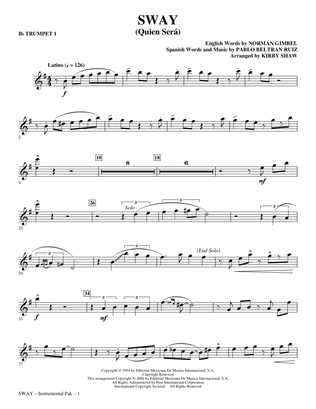 Sway (Quien Sera) - Bb Trumpet 1