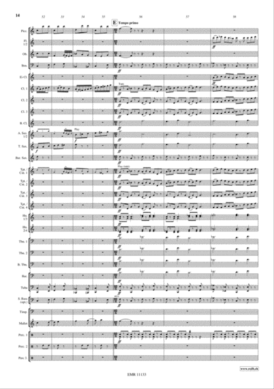 Up In The Mountains Up In The Mountains Concert Band scores gallery preview page 15