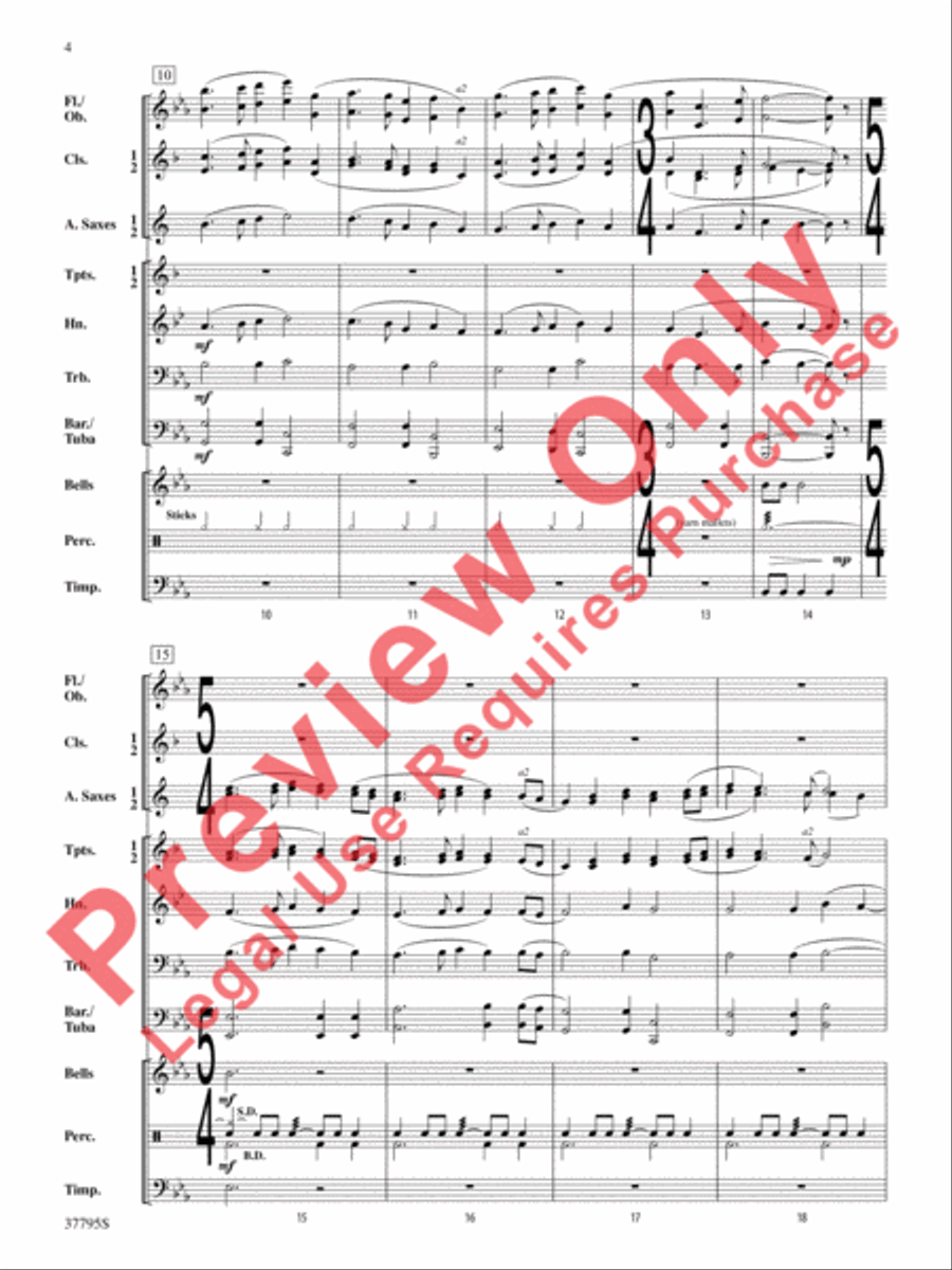 Water's Edge Concert Band scores gallery preview page 4