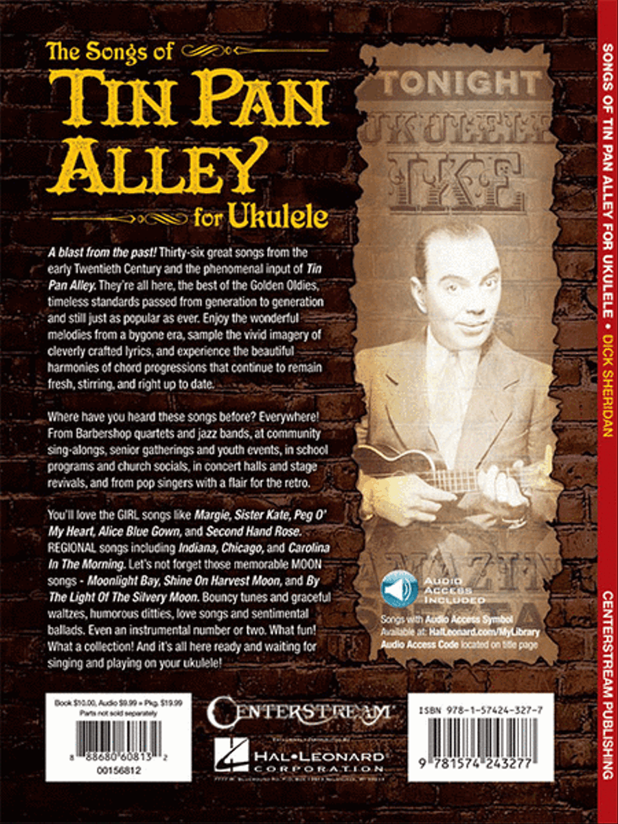 The Songs of Tin Pan Alley for Ukulele Guitar Tablature scores gallery preview page 6