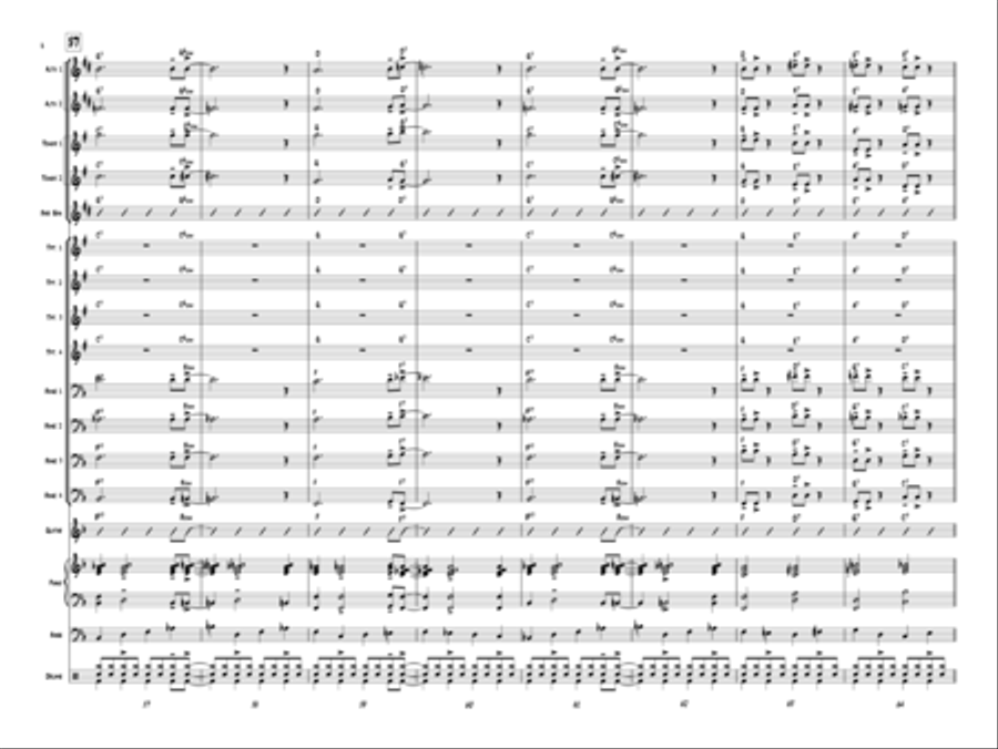 A Bari Cool Chart! Jazz Ensemble scores gallery preview page 9